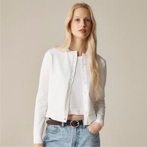 J. Crew Cream Cardigan Sweater